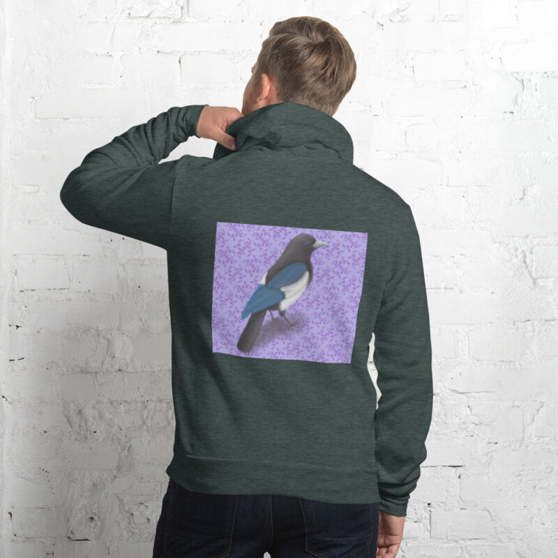 Magpie Unisex hoodie - Image 7