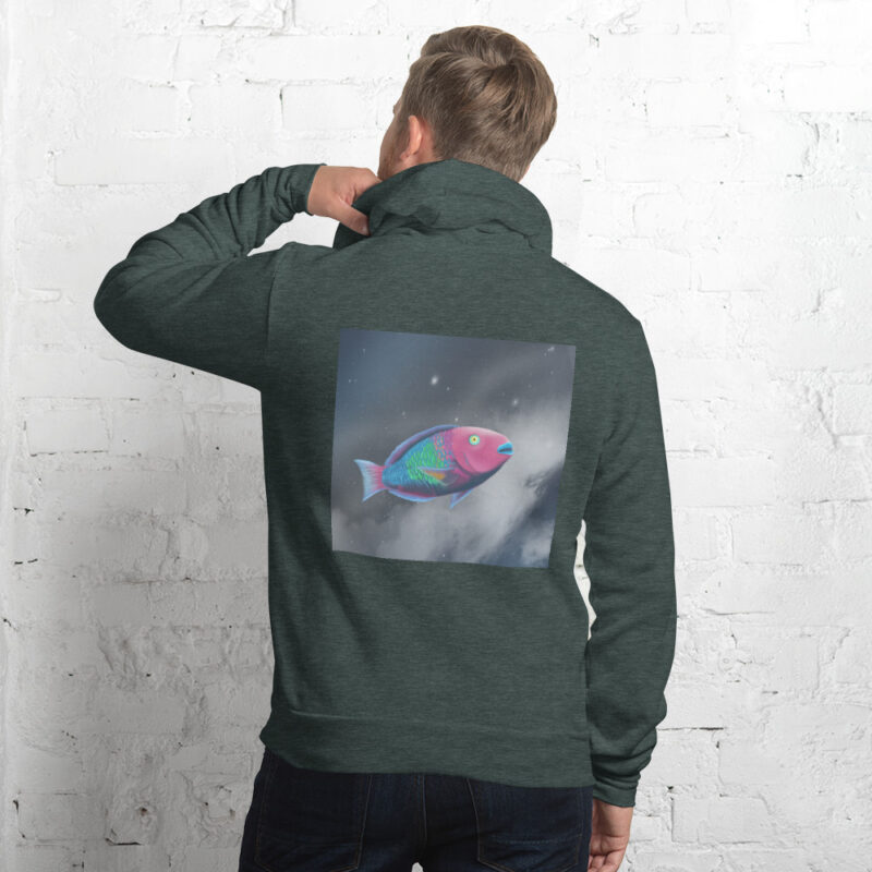 Parrot Fish Unisex hoodie - Image 6