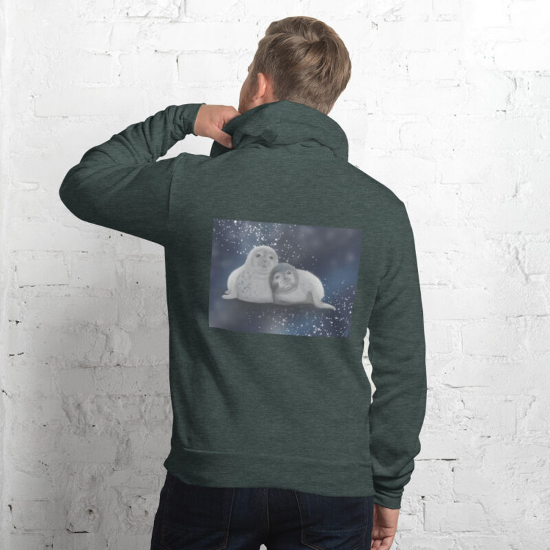 Cuddling Seals Unisex hoodie - Image 7
