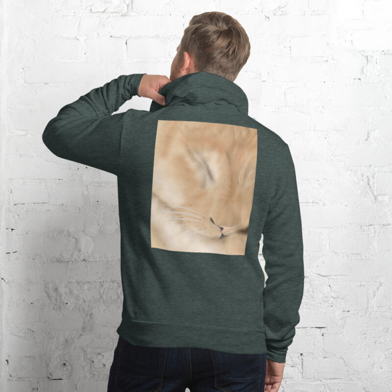 Lioness Sleeping Unisex hoodie - Image 6