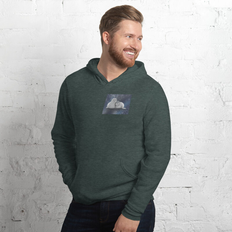 Cuddling Seals Unisex hoodie - Image 8