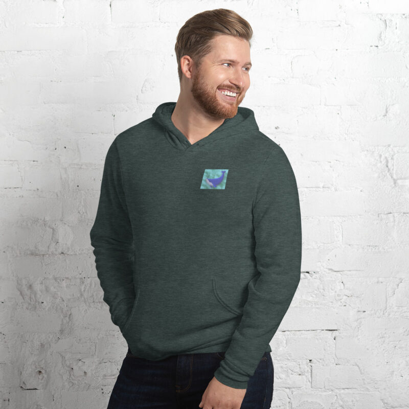 Blue Whale Unisex hoodie - Image 8