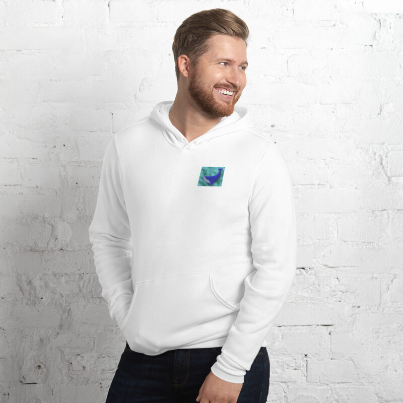 Blue Whale Unisex hoodie - Image 11