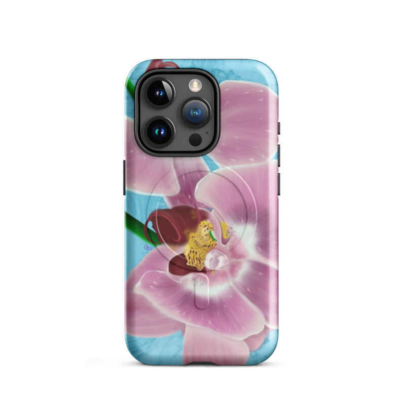 Pink Orchids MagSafe® tough case for iPhone® - Image 7