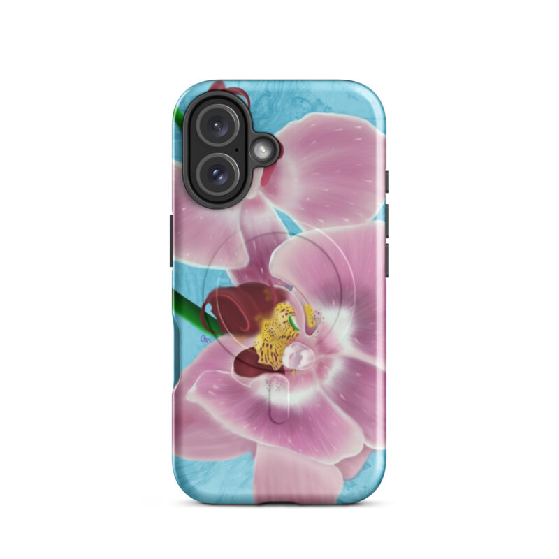 Pink Orchids MagSafe® tough case for iPhone® - Image 9