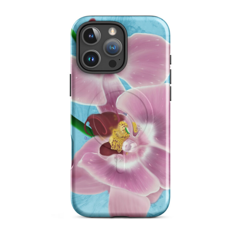 Pink Orchids MagSafe® tough case for iPhone® - Image 12