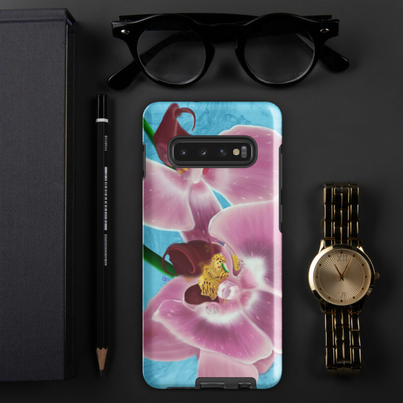 Pink Orchids Tough case for Samsung® - Image 4