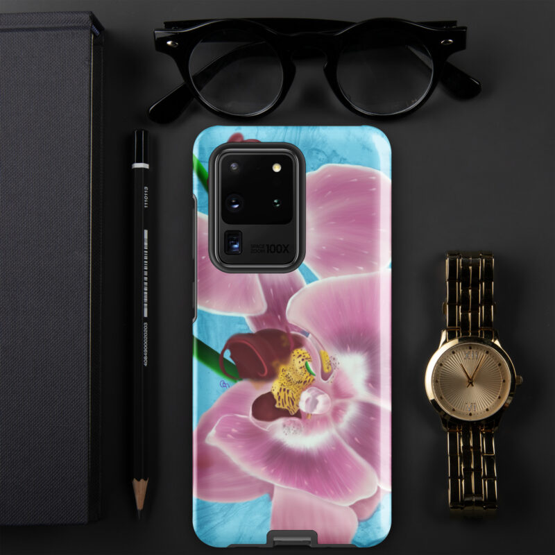 Pink Orchids Tough case for Samsung® - Image 8