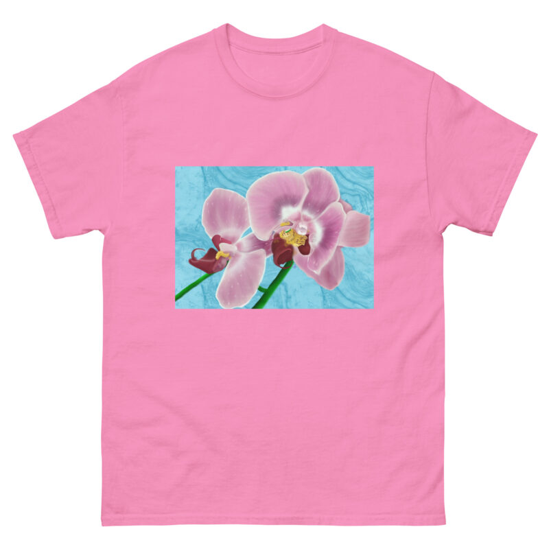 Pink Orchids Unisex classic tee - Image 4